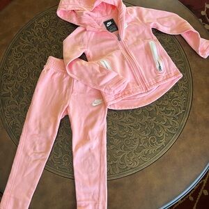 Nike Kids Pink Tracksuit Set